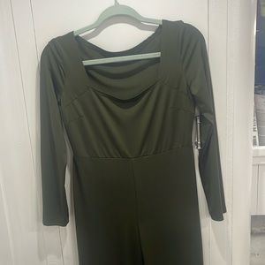 Olive unibody pantsuit